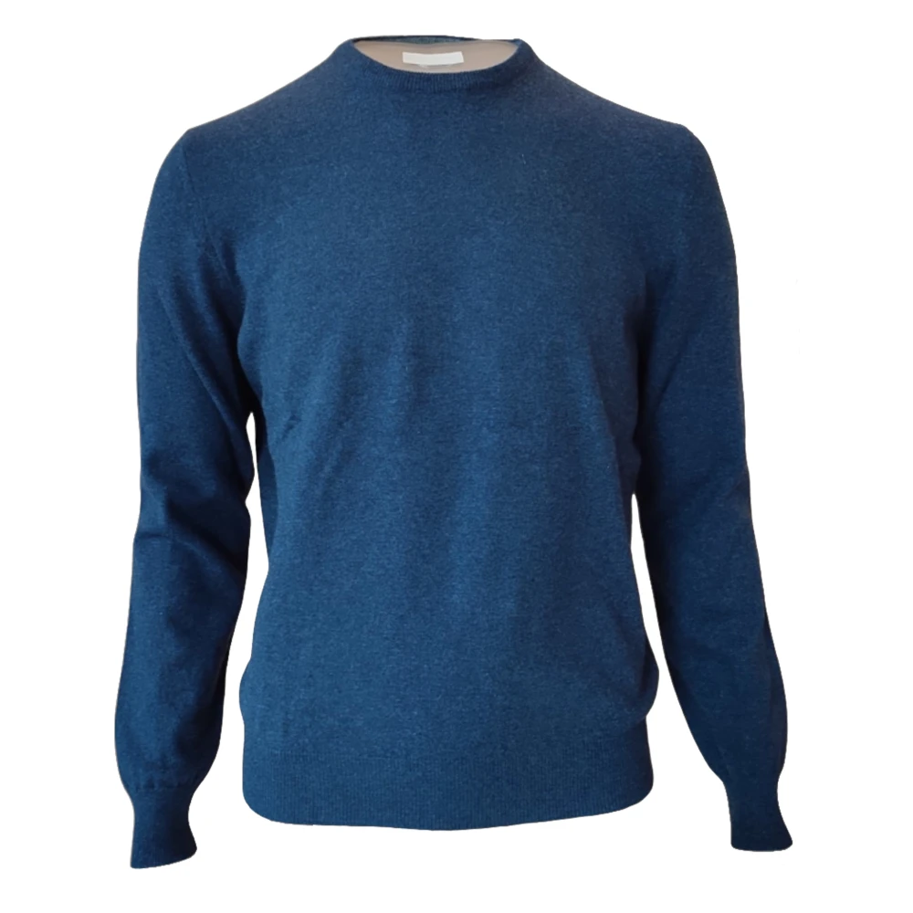 Gran Sasso Stijlvol Paricollo Shirt Blue Heren