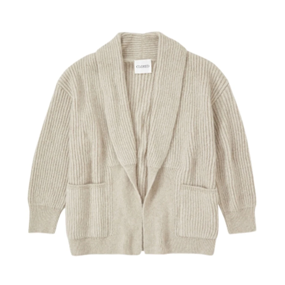 closed Beige Vest Beige Dames