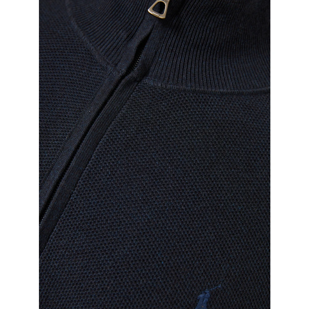 Polo Ralph Lauren Katoenen vest met volledige ritssluiting Blue Heren