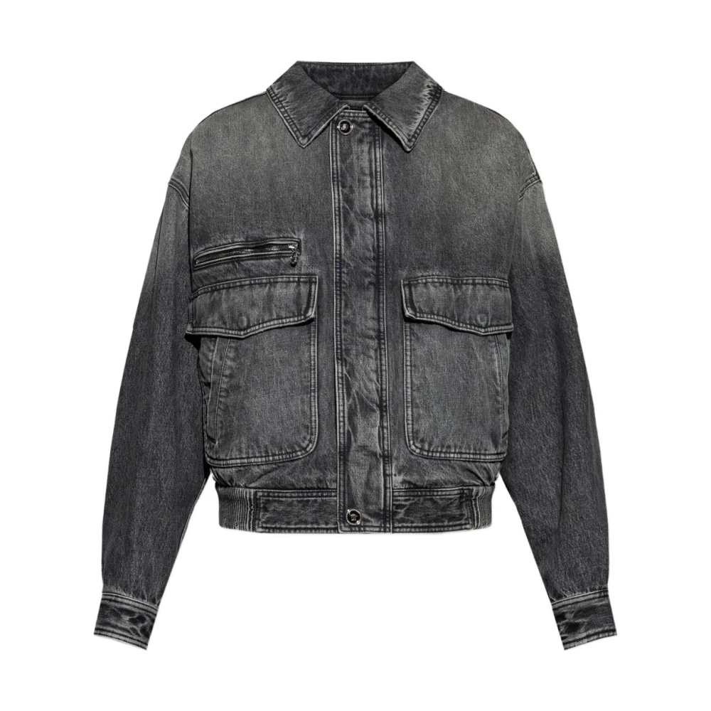 Versace Homme Gris - Blouson En Jean - Vestes - Taille: Xl
