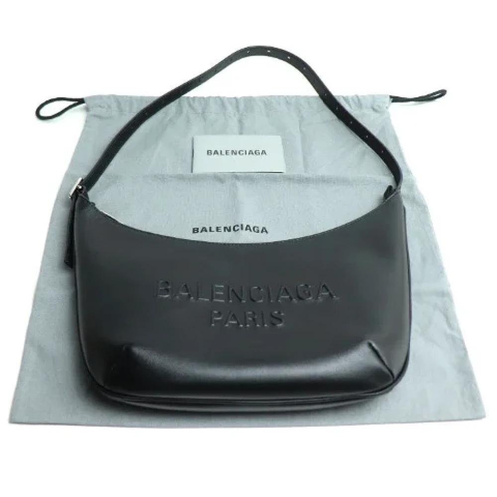 Balenciaga Vintage Pre-owned Leather crossbody-bags Black Dames