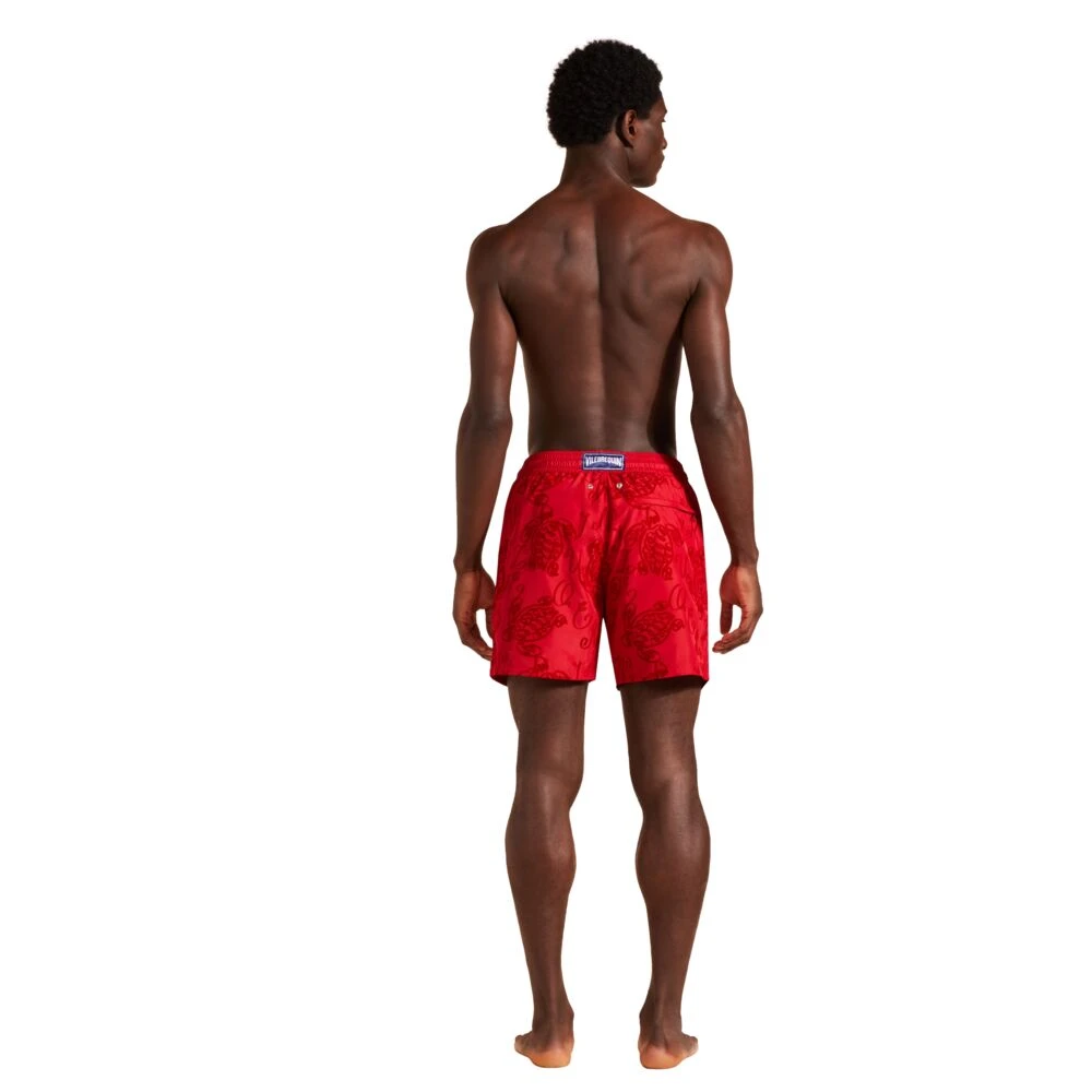 Vilebrequin Zwemshorts Ultra-Licht en Opvouwbaar Lint Schildpad Red Heren