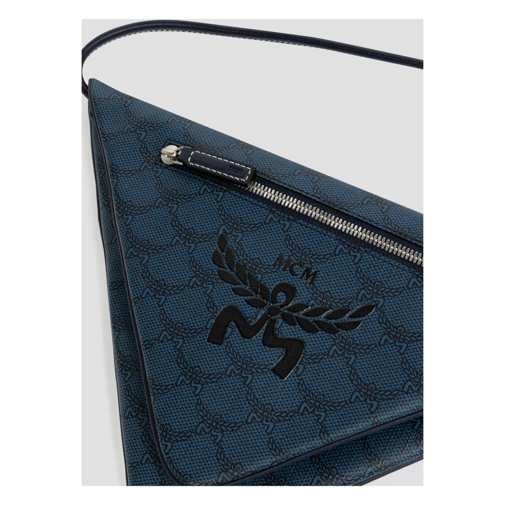 MCM Lucht driehoekige Pouch in Lauretos Blue Dames