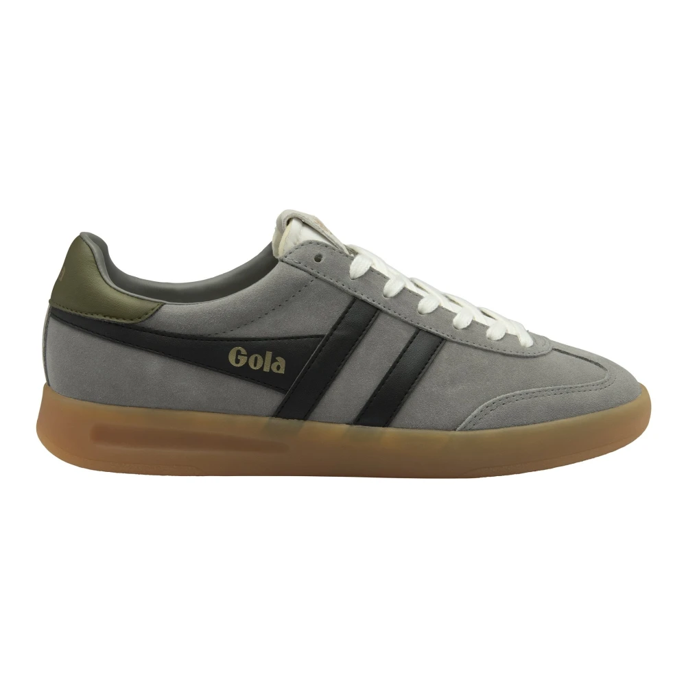 Gola Retro-geïnspireerde Sneaker in Neutrale Kleuren Heren Schoenen Grijs