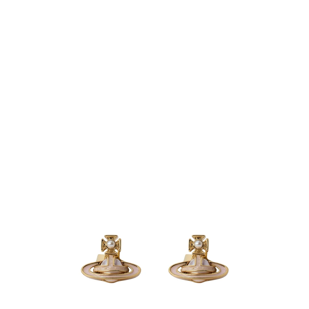 Vivienne Westwood Women's Yellow Simonetta Bas Relief Stud Earrings - Earrings - One Size - Accessories