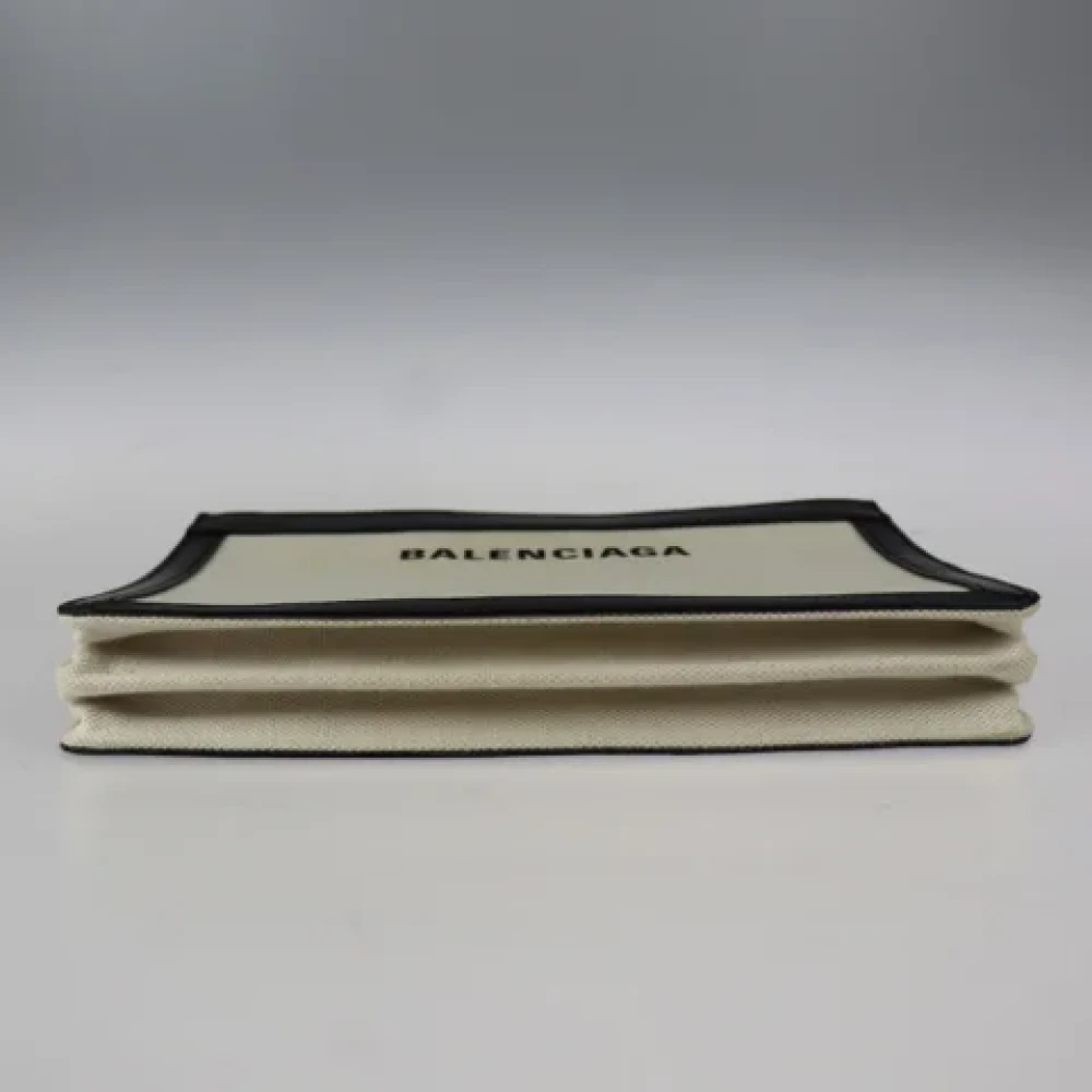 Balenciaga Vintage Pre-owned Fabric balenciaga-bags Beige Dames