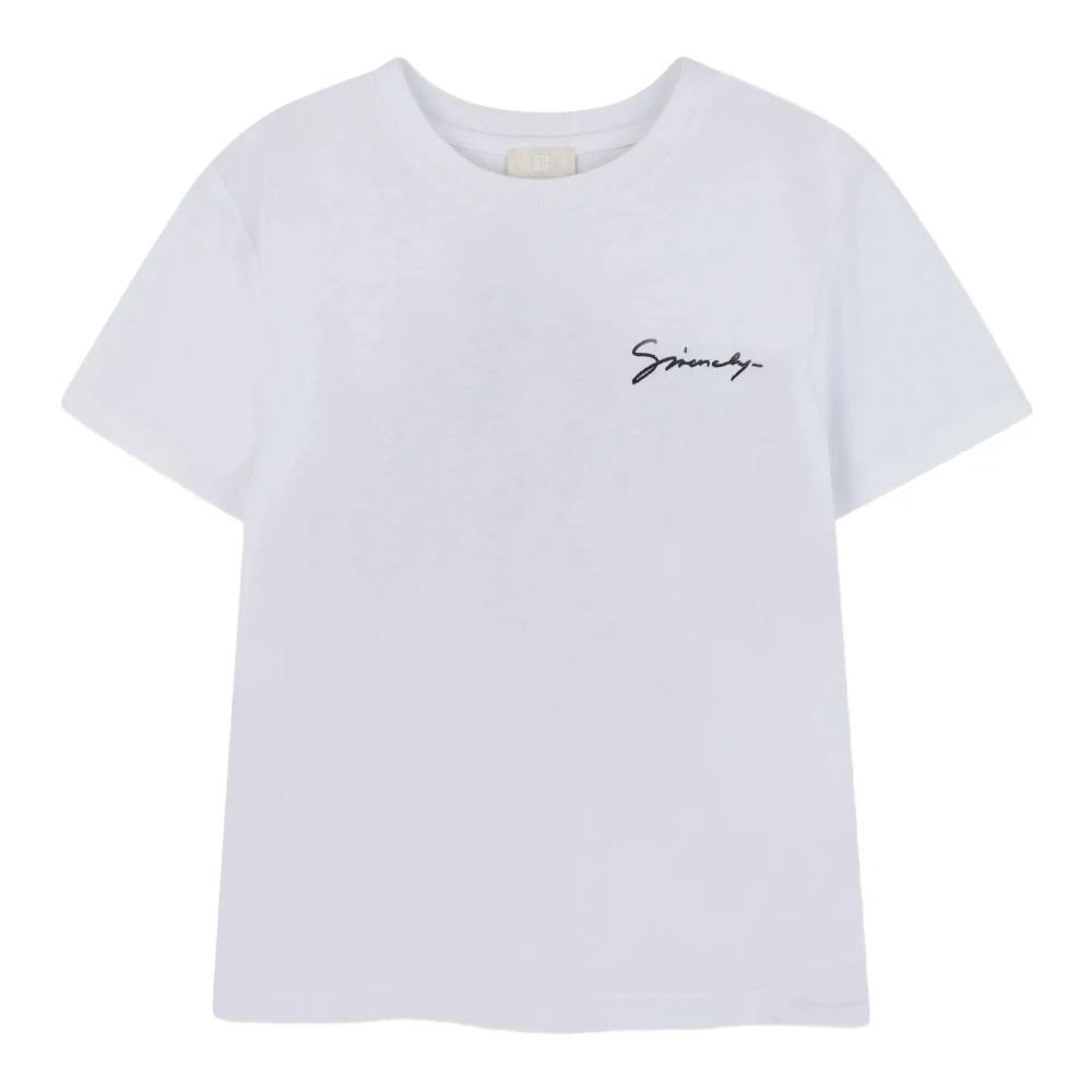 Givenchy Boys White Dragon Print Kids T-Shirts And Polos