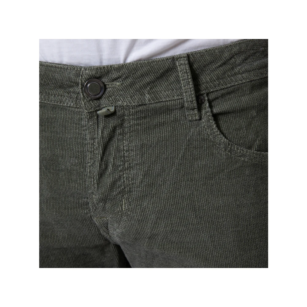 Jacob Cohën Gestructureerde fluwelen slim fit jeans Nick Green Heren