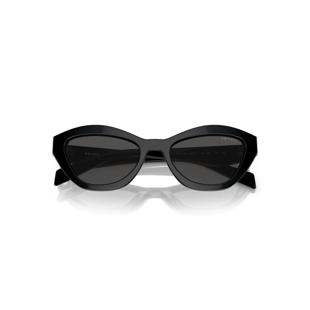 Prada , Sunglasses, Female, Black, 52 Mm, Stylish Sunglasses In Gold - Image 4