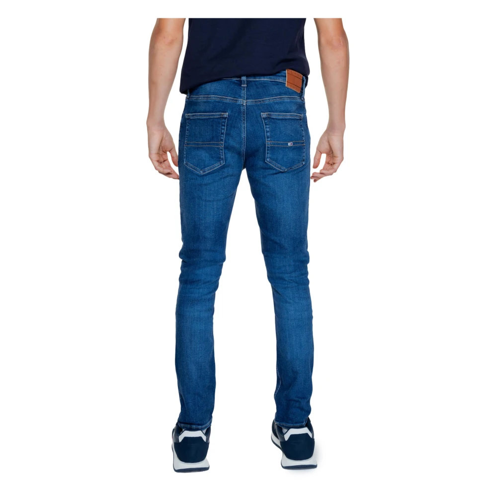 Tommy Jeans Blauwe Zip & Button Jeans met Zakken Blue Heren