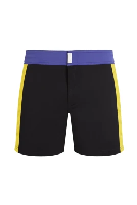Merle Color Block Swim Trunks