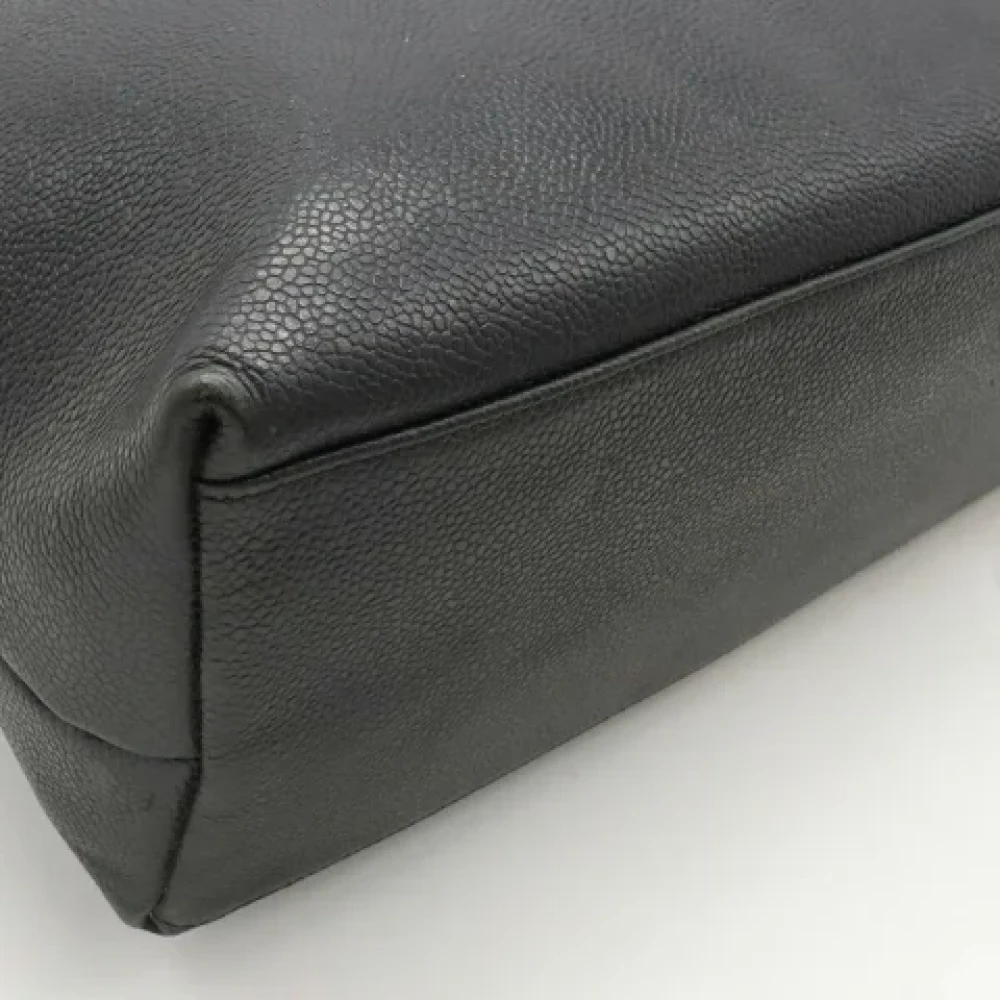 Chanel Vintage Pre-owned Leather chanel-bags Black Dames