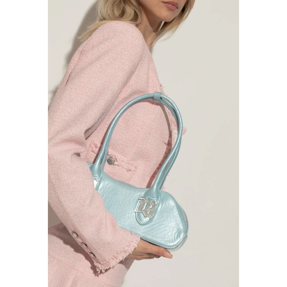 Misbhv Leren tas Blue Dames