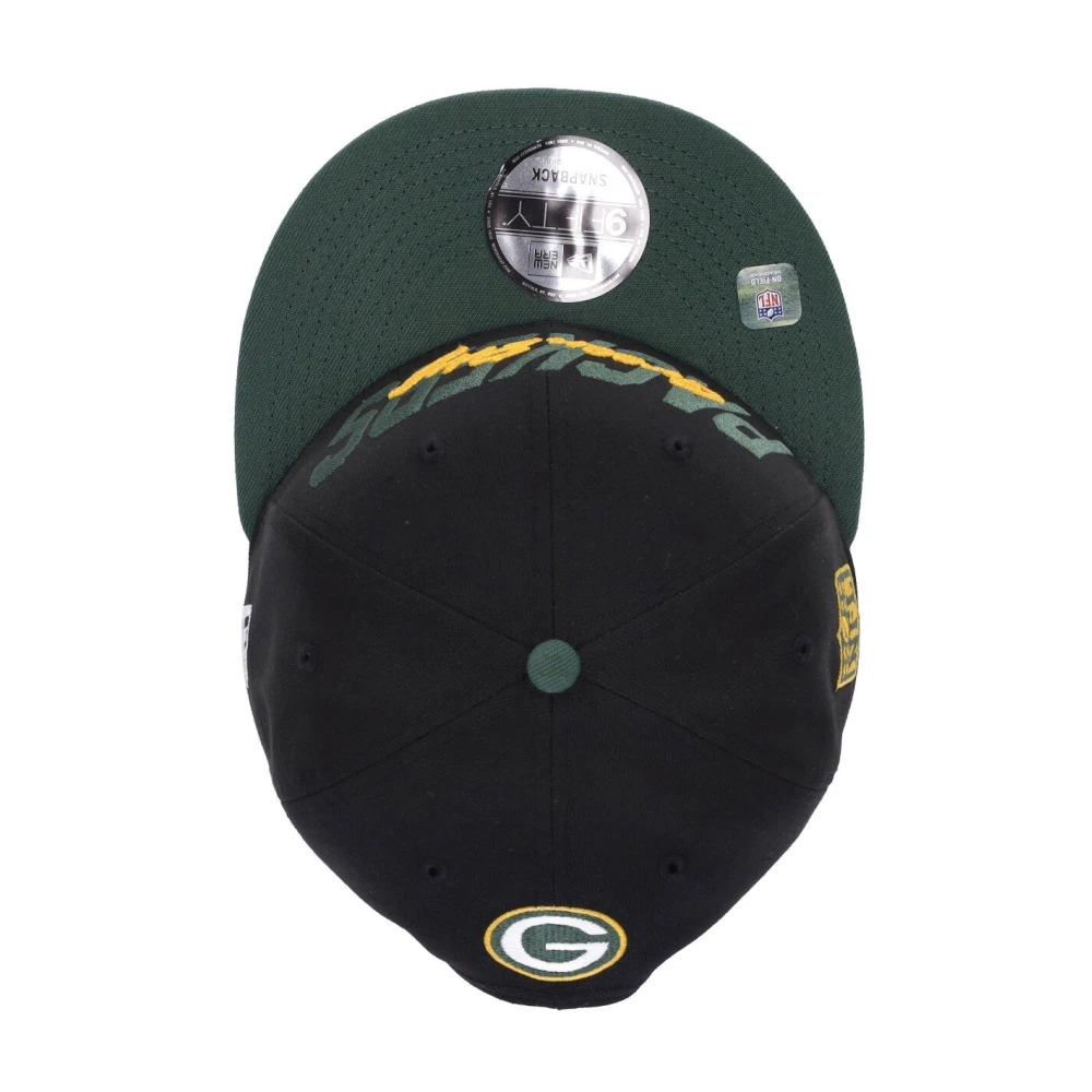 new era Green Bay Packers Platte Klep Pet Black Unisex