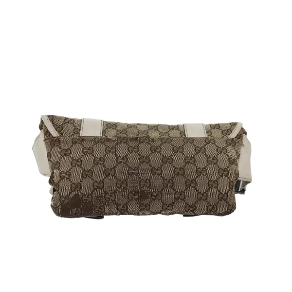 Gucci Vintage Pre-owned Canvas gucci-bags Beige Dames