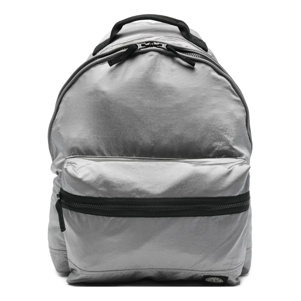 Stone Island Gray Backpacks, Male, One Size, Padded Backpack