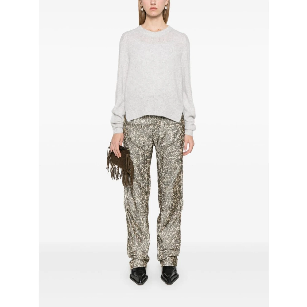 Isabel marant Grijze Sweatshirt Aw24 Damesmode Gray Dames