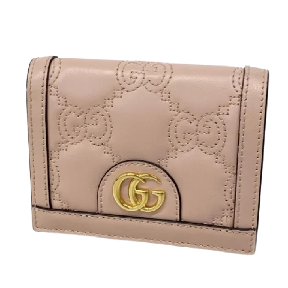 Gucci Vintage Pre-owned Leather wallets Pink Dames