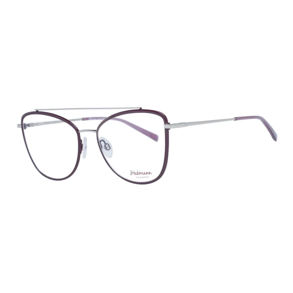 Ana Hickmann Paarse Metalen Aviator Optische Frames voor Vrouwen Purple Dames