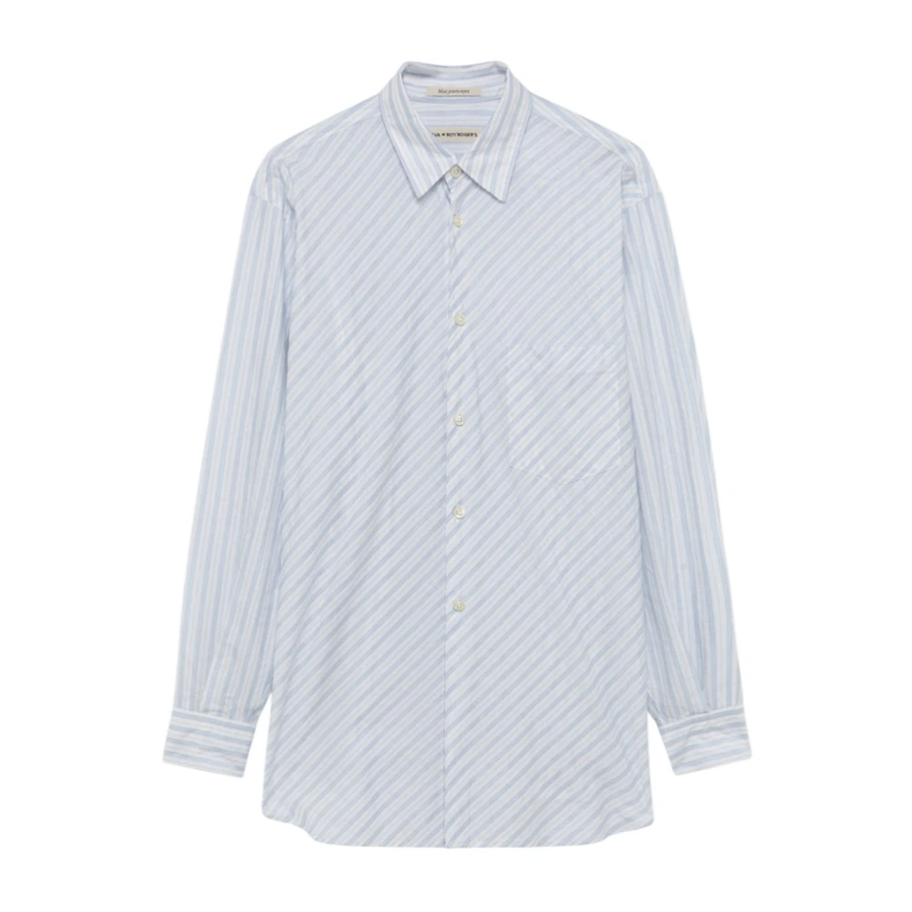 Roy Roger's Women's Blue Camicia Garçon A Righe - Shirts - Xs - Blouses & Shirts