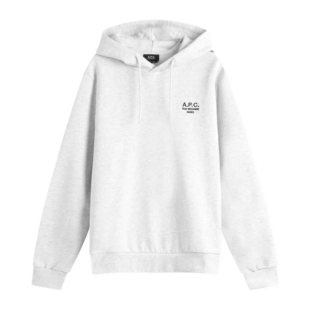 A.p.c. Uomo Grigio Standard Rue Madame Hoodie