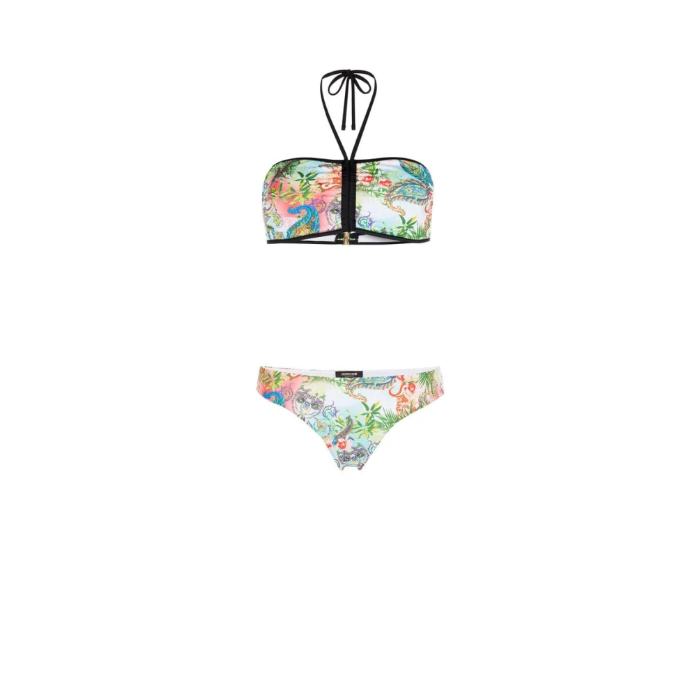 Roberto Cavalli Botanische Halternek Bikini Set Multicolor Dames