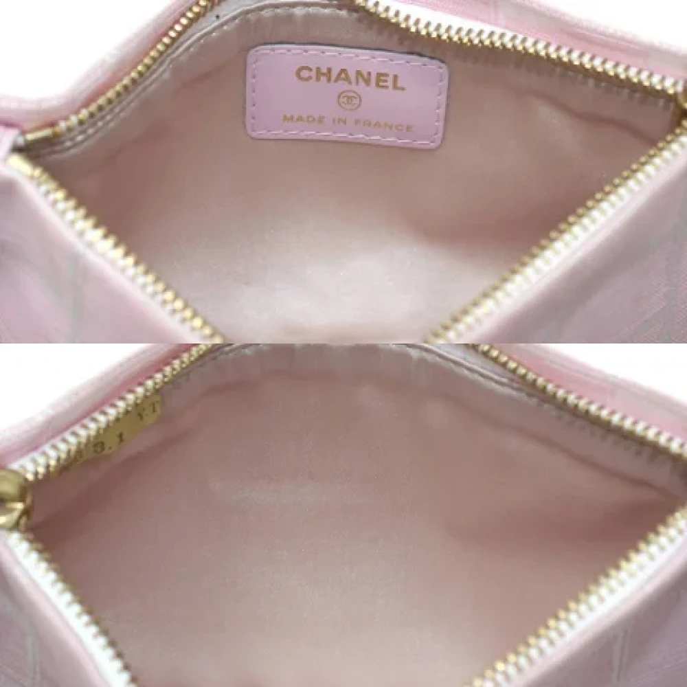 Chanel Vintage Pre-owned Fabric shoulder-bags Pink Dames