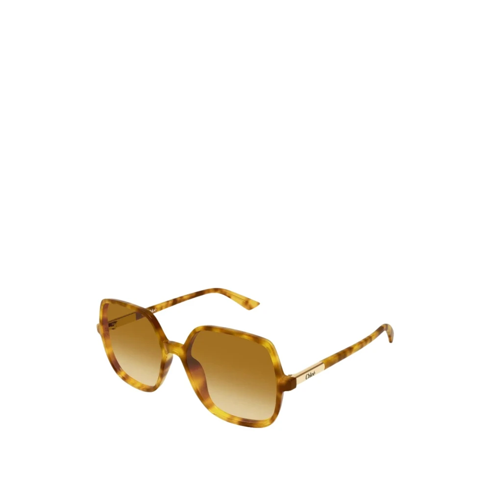 Chloé Women's Brown Sunglasses, 55 Mm, Geometric Sunglasses