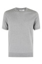t-shirt-melange-gris-clair-avec-manches-courtes