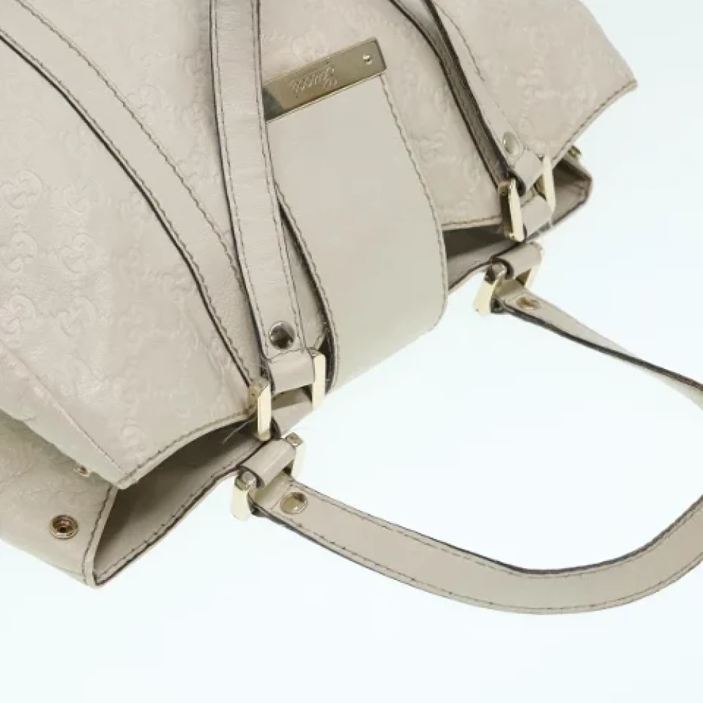 Gucci Vintage Pre-owned Canvas gucci-bags White Dames