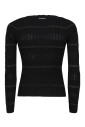 pull-noir-a-cotes-avec-motif-poinconne