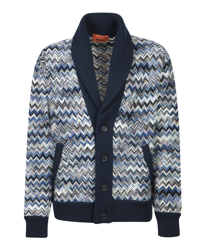 cardigan-tricot-zigzag-bleu