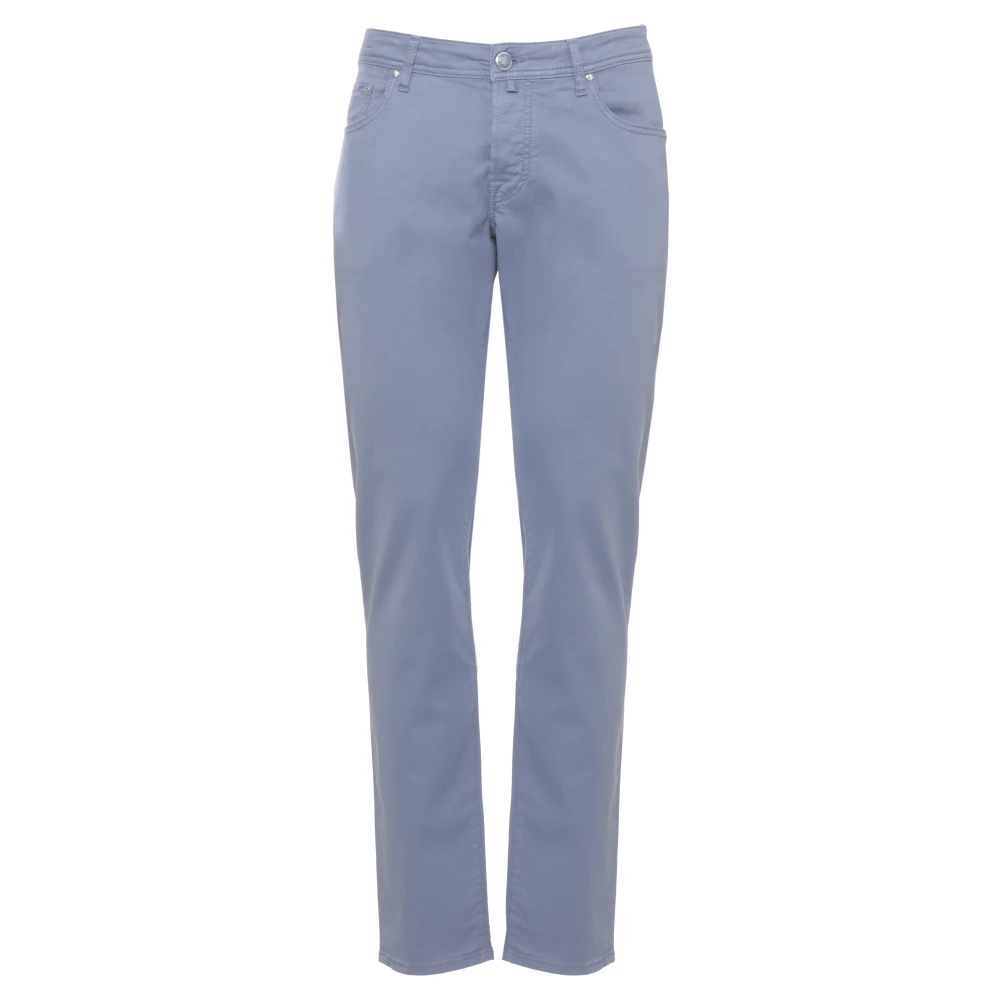 Jacob Cohën Mannelijk Blauw Broeken Heren, W33, Slim-Fit Broeken