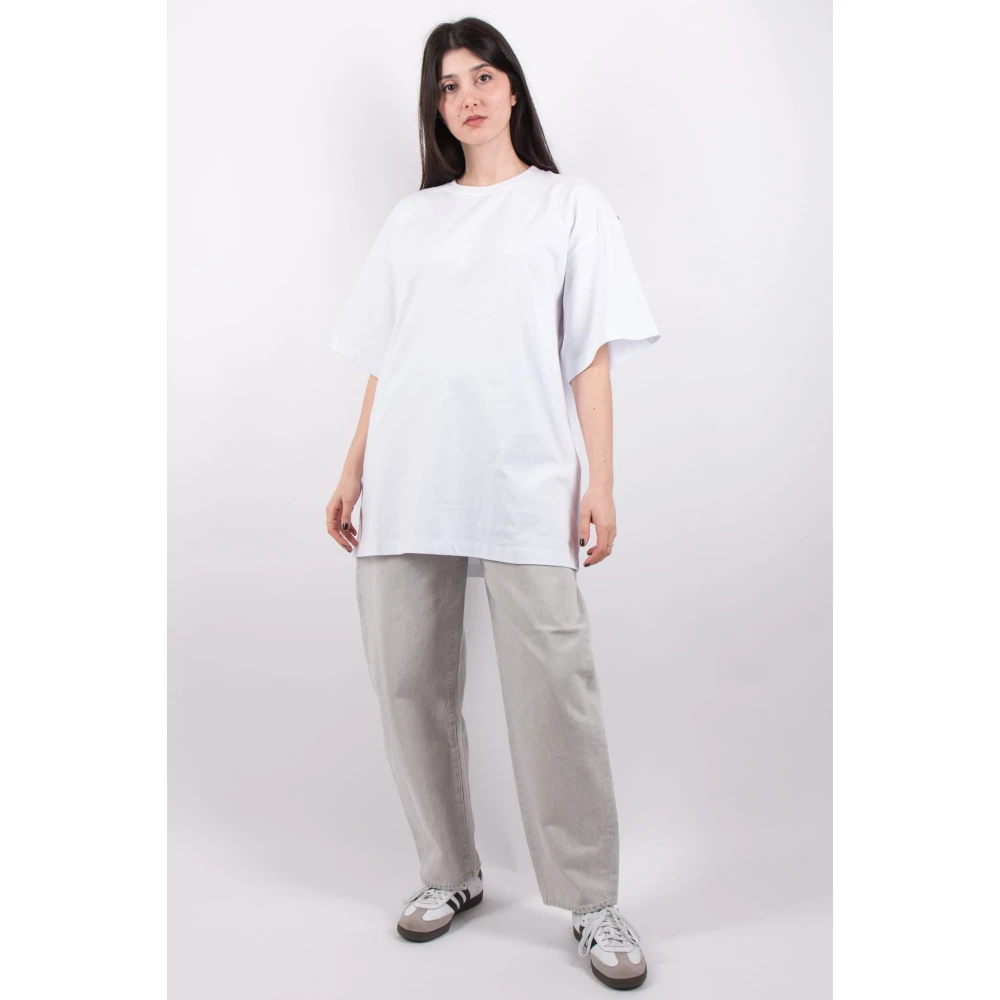 SPORTMAX Blocco Wit T-shirt White Dames