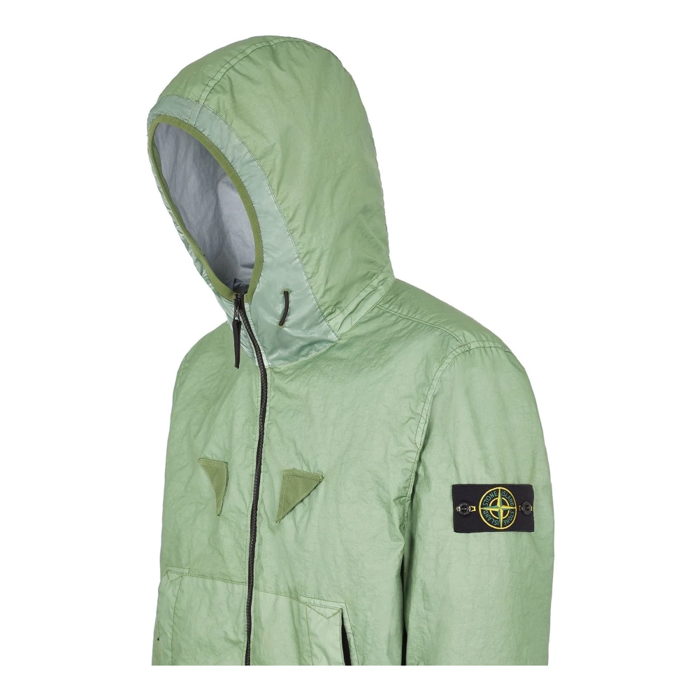 Stone Island Heren Hooded Blouson met Membrana 3L TC Green Heren