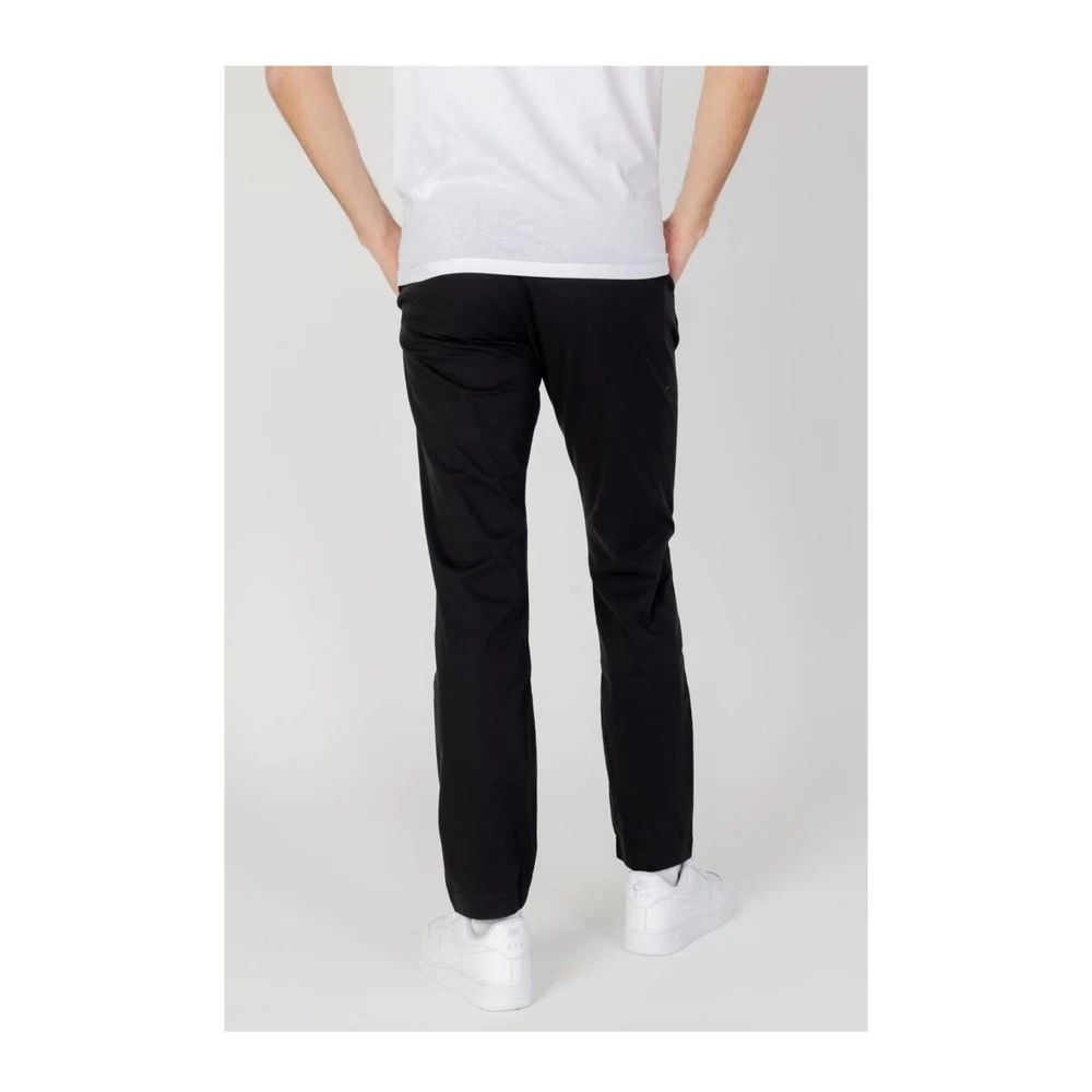 Tommy Jeans Katoenen Tapered Broek Lente Zomer Collectie Black Heren