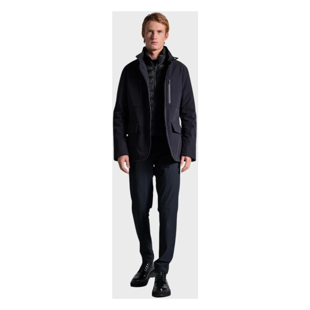Duno Blauwe Urban Field Jacket Blue Heren