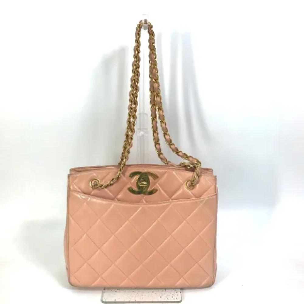 Chanel Vintage Pre-owned Fabric chanel-bags Pink Dames