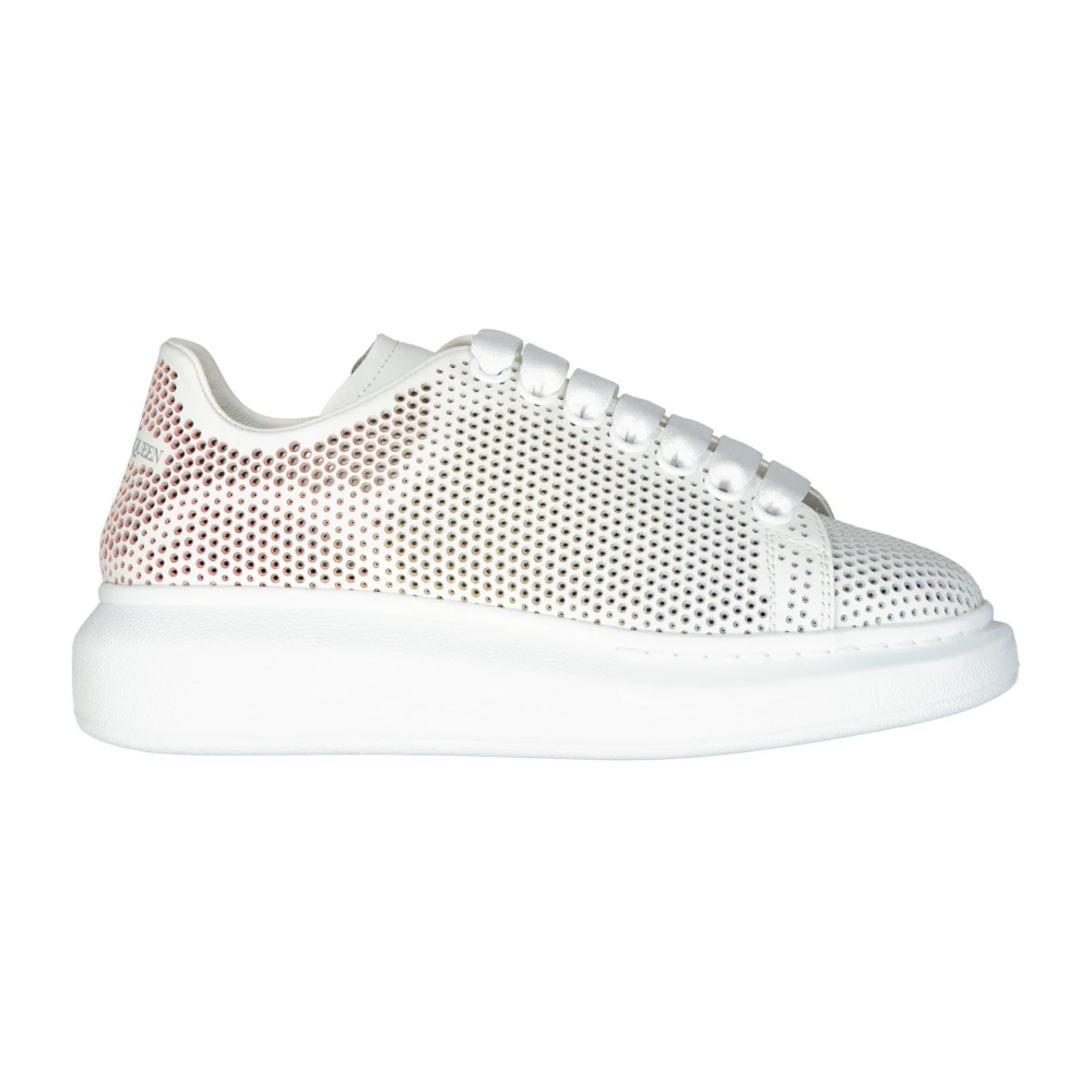Weiße Sneakers mit Dotted Cut-Out - Alexander McQueen - Modalova