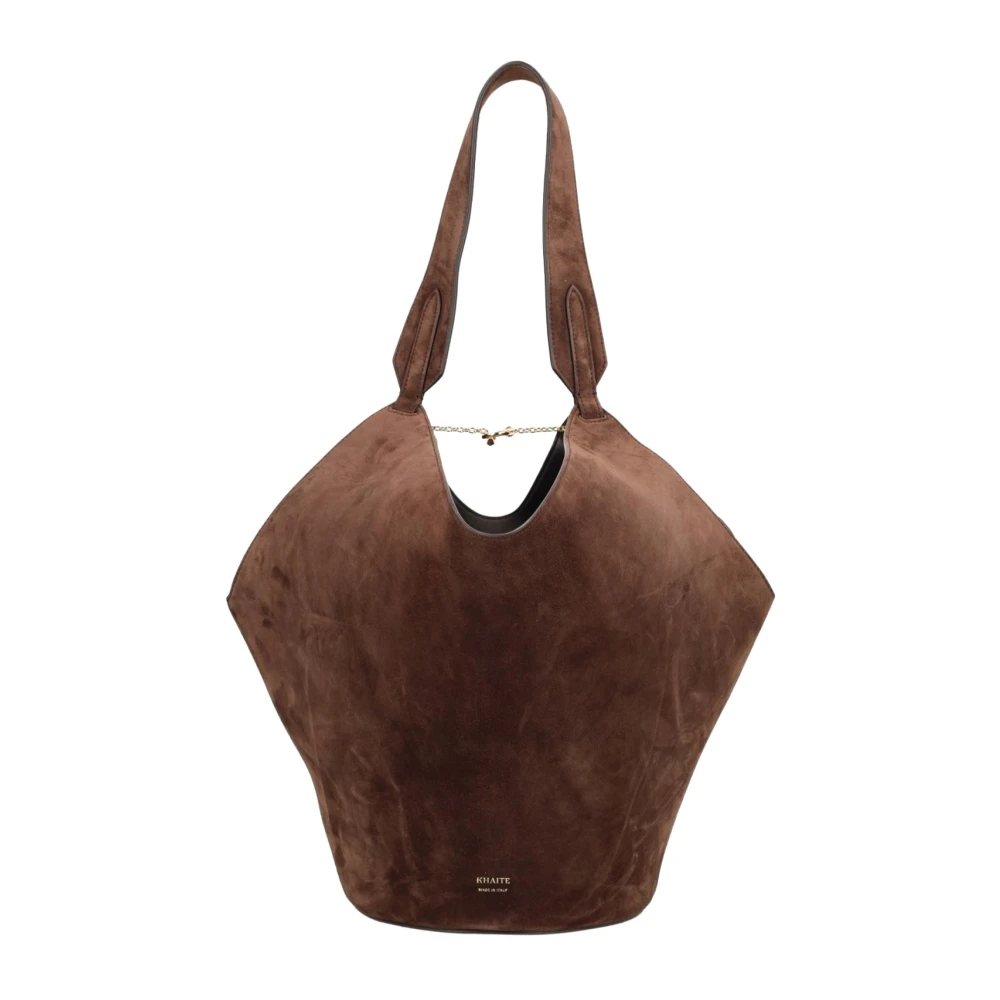 Khaite Women's Brown Shopping Bags, One Size, Lotus Small Tote