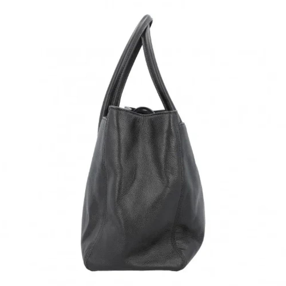 Chanel Vintage Pre-owned Leather chanel-bags Black Dames
