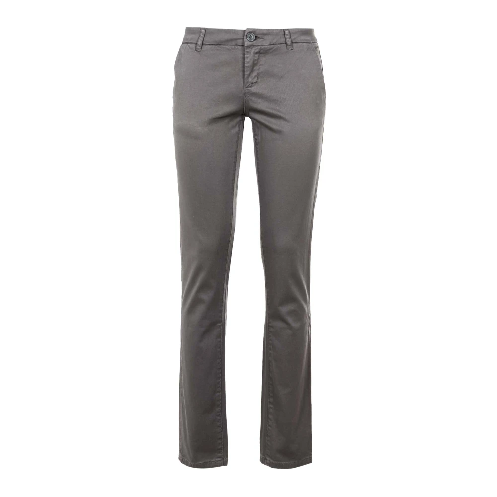Sun68 Dames Chino Broek Gray Dames