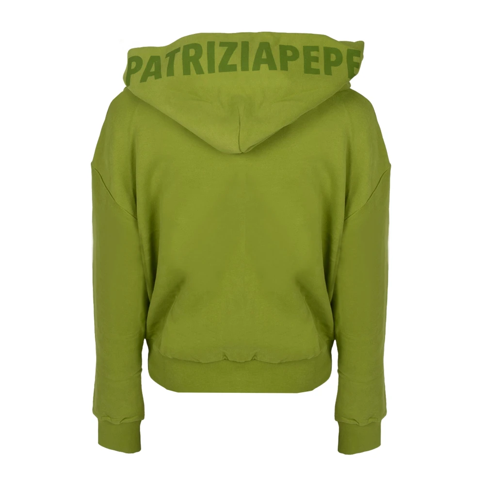 PATRIZIA PEPE Hoodie Green Dames