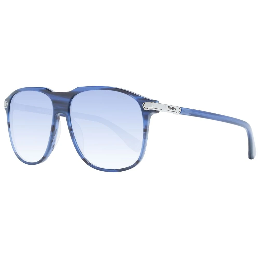 BMW Blå Aviator Solglasögon Spegel Gradient Blue, Unisex