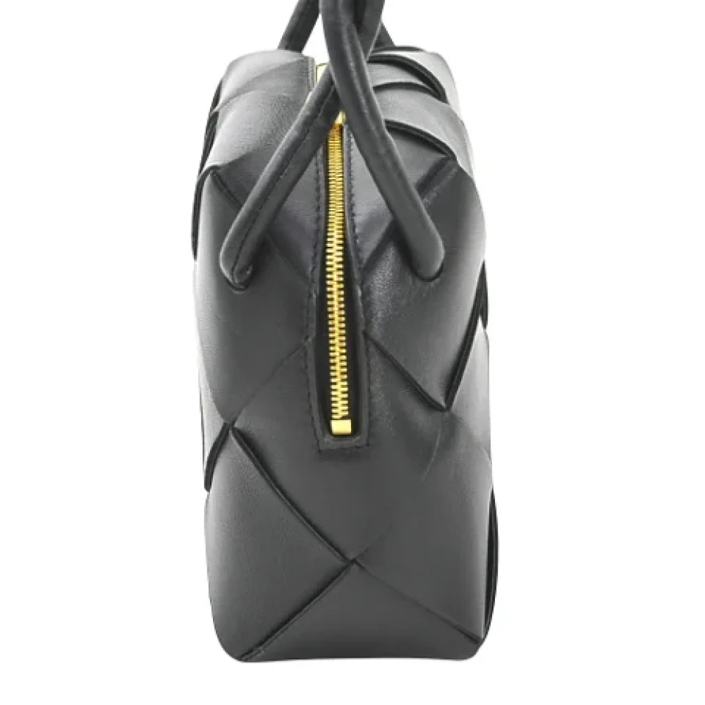 Bottega Veneta Vintage Pre-owned Leather shoulder-bags Black Dames