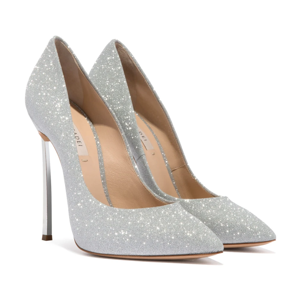 Casadei Iconische Blade Pumps Gray Dames