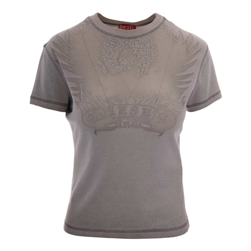 Diesel Vrouw Grijs Tops Dames, Xs, T-Ila-Aa 7