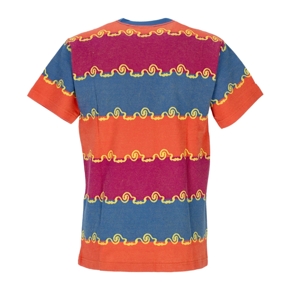Obey Zak Tee Jacquard Daylight Blue Multi Multicolor Heren