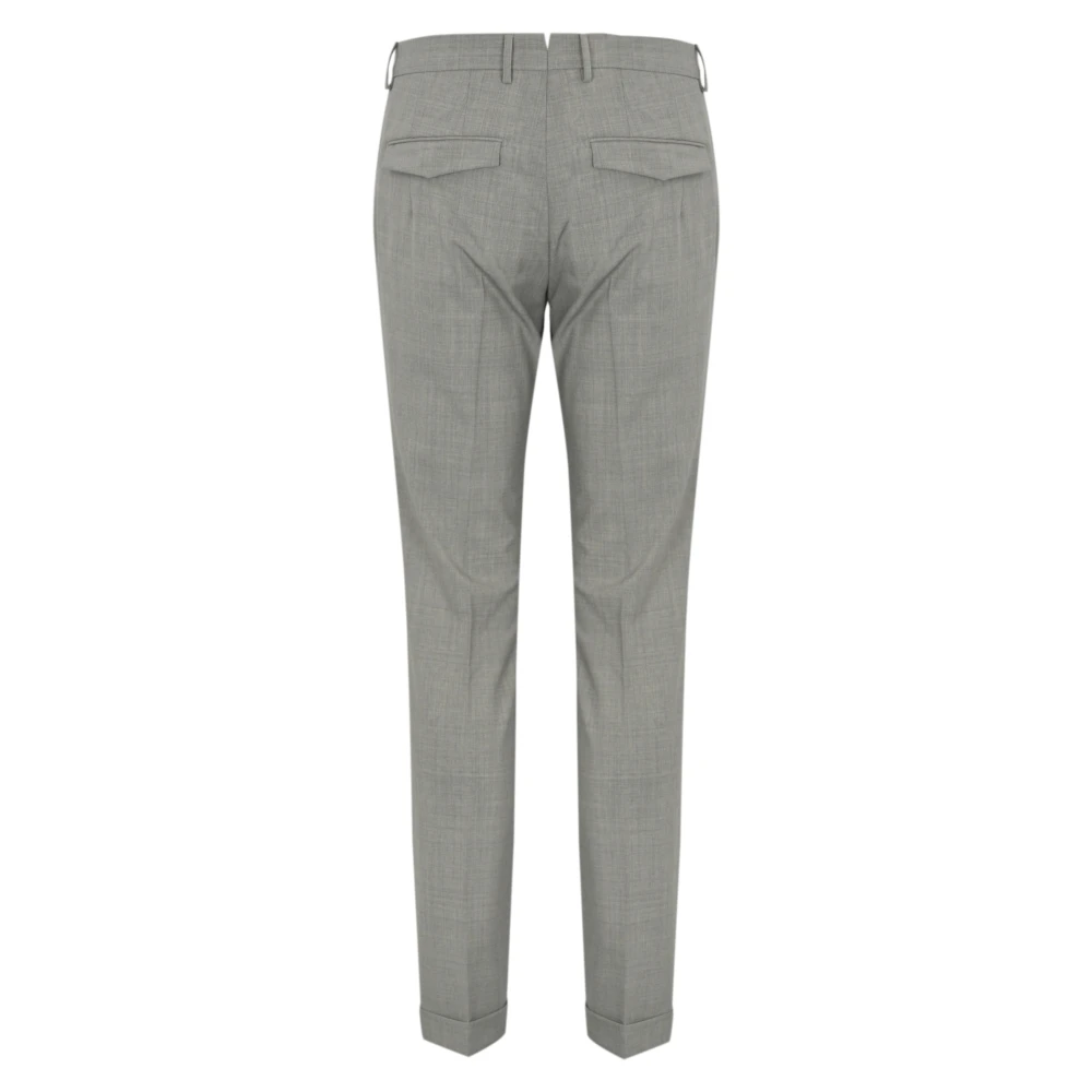 PT Torino Slim Fit Grijze Broek Gray Heren