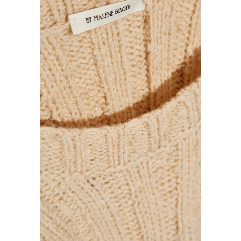By Malene Birger Gestreepte Sweater Cirra By Herenne Birger Beige Dames